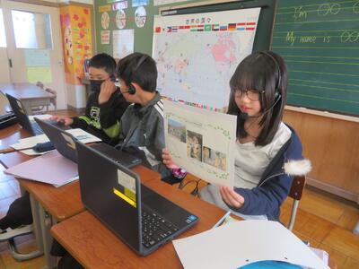 上手に発表してます